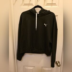 Puma Women's Black Pullover Hoodie